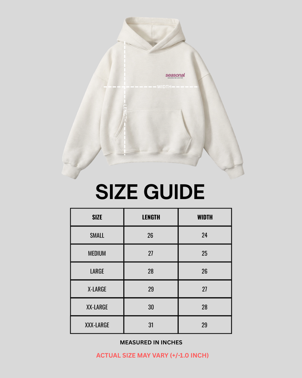 Boxy Hoodie - Oat