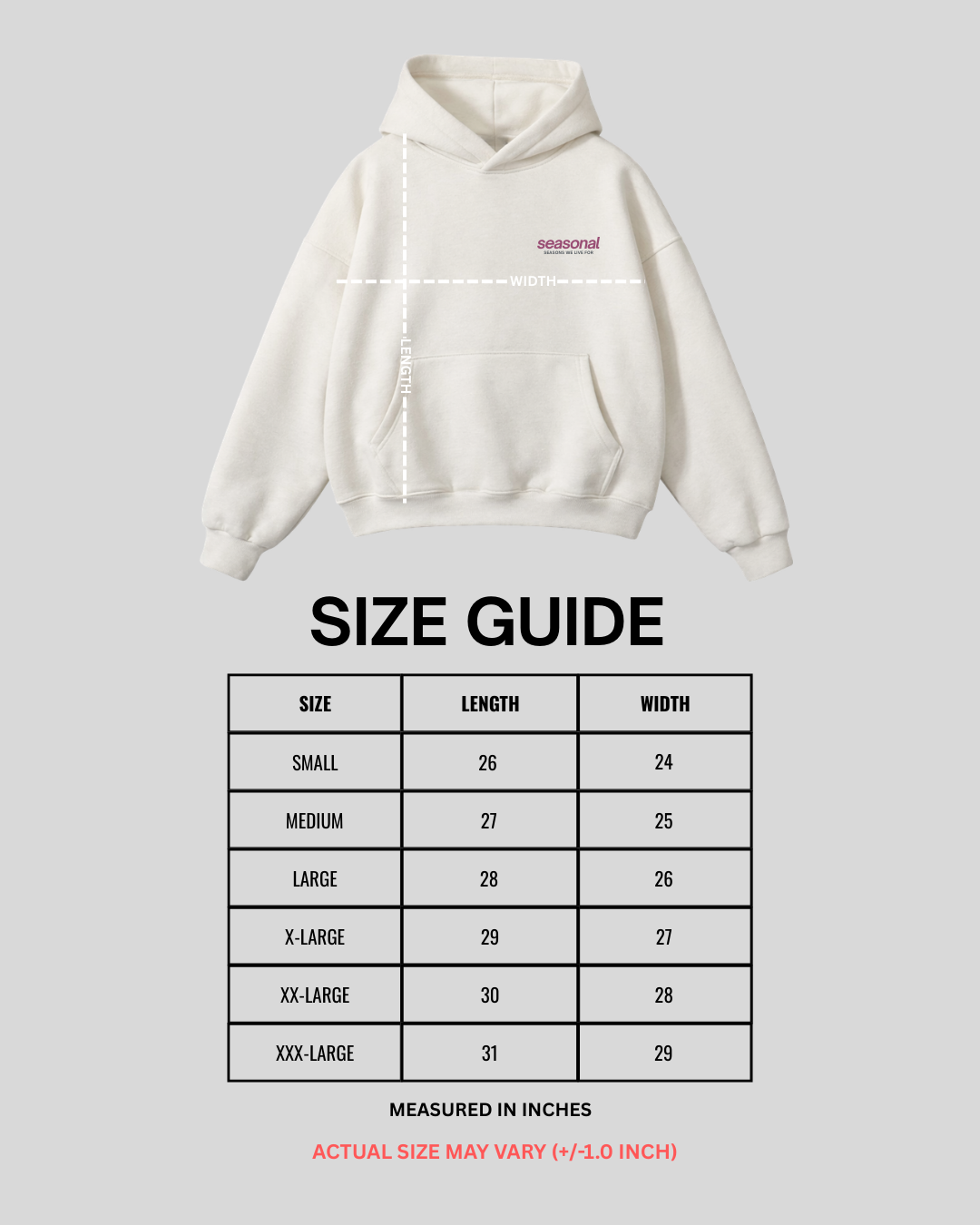 Boxy Hoodie - Oat